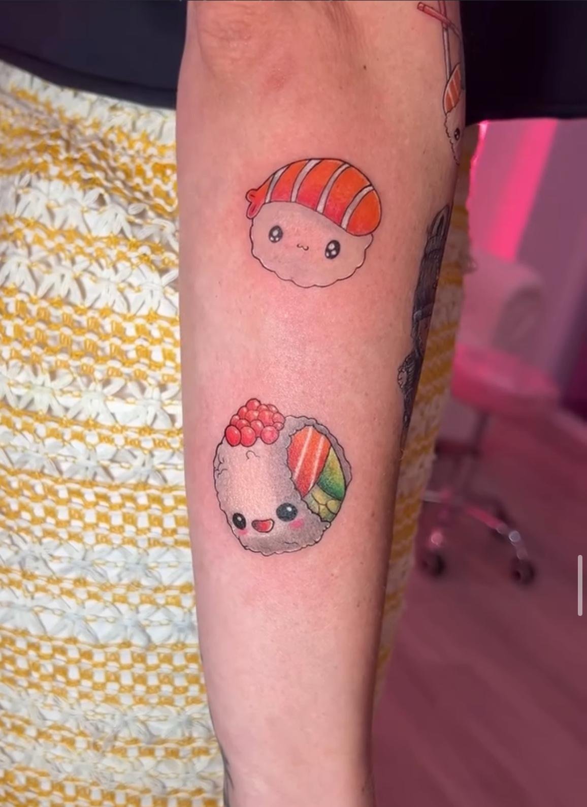 Colour tattoo in Canggu Bali