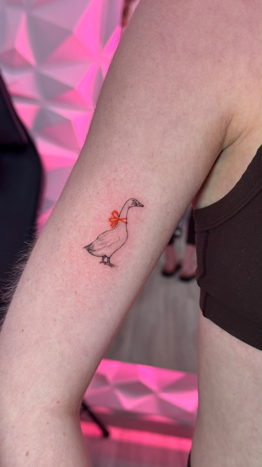 fine-line-duck-tattoo-canggu-bali. fine line duck tattoo canggu bali